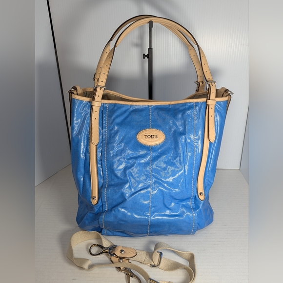 Tod's G line sacca coated canvas Tote handbag - Picture 3 of 14